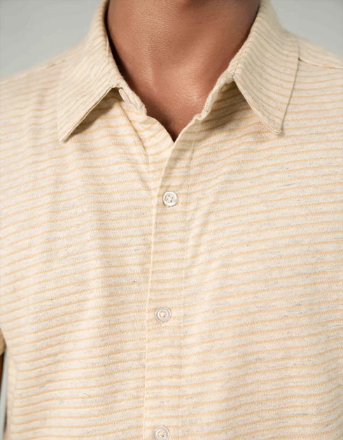 KNITTED BUTTON UP SHIRT